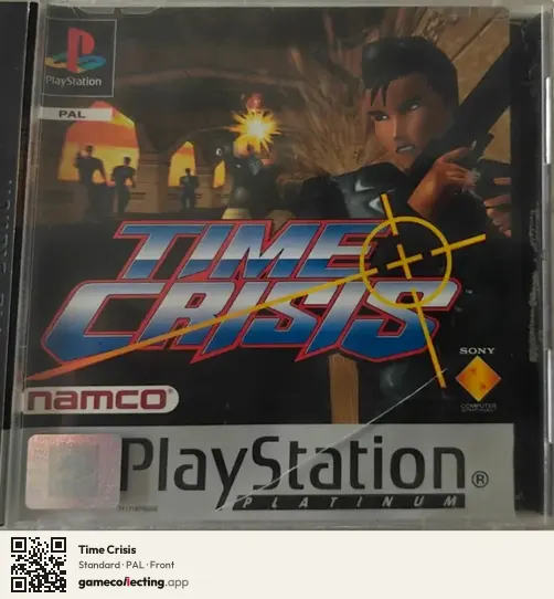 Time Crisis PlayStation, PAL box front