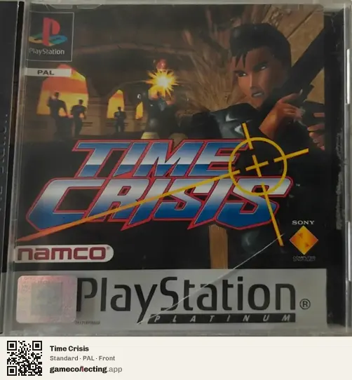 Time Crisis PlayStation, PAL box front