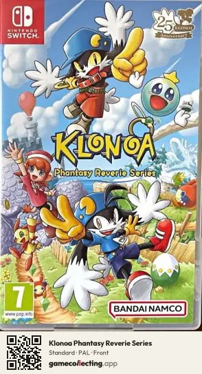 Klonoa Phantasy Reverie Series Nintendo Switch, PAL box front