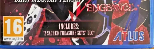 Shin Megami Tensei V: Vengeance, the USK square on its front