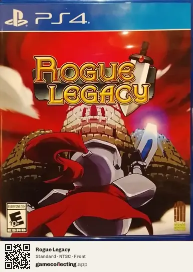 Rogue Legacy PlayStation 4, NTSC box front