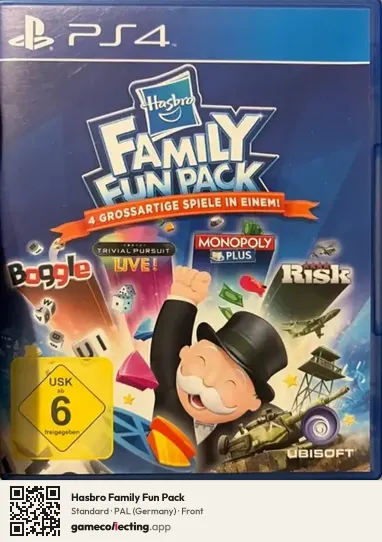 Hasbro Family Fun Pack PlayStation 4, Germany box front