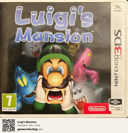 Luigi's Mansion Nintendo 3DS, PAL box front