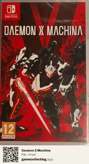 Daemon X Machina Nintendo Switch, PAL box front