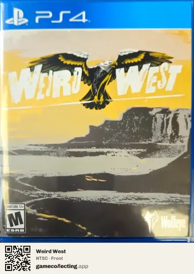 Weird West PlayStation 4, NTSC box front
