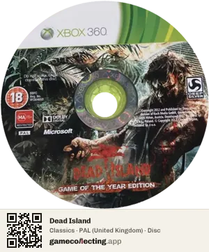 Dead Island Xbox 360, PAL disc