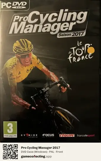 Pro Cycling Manager 2017 Computer, PAL box front