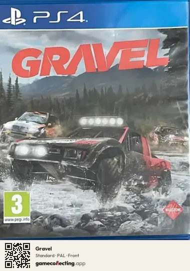 Gravel PlayStation 4, PAL box front