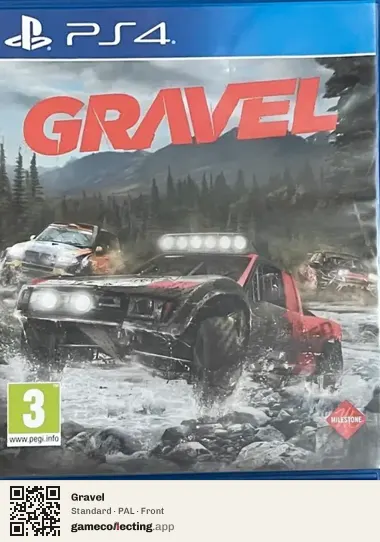Gravel PlayStation 4, PAL box front