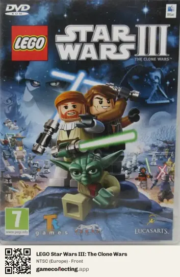 LEGO Star Wars III: The Clone Wars Computer, Europe box front