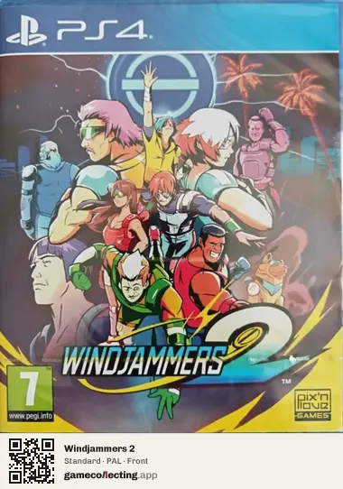 Windjammers 2 PlayStation 4, PAL box front