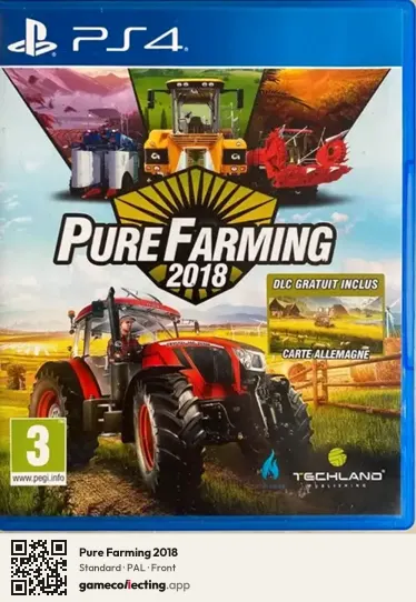 Pure Farming 2018 PlayStation 4, PAL box front