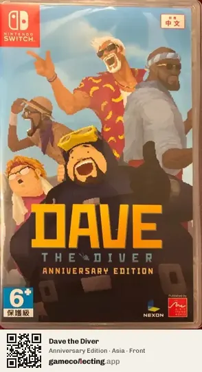 Dave the Diver Nintendo Switch, Asia box front