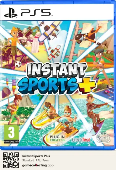 Instant Sports Plus PlayStation 5, PAL box front