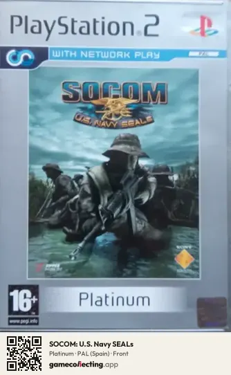 SOCOM: U.S. Navy SEALs PlayStation 2, Spain box front