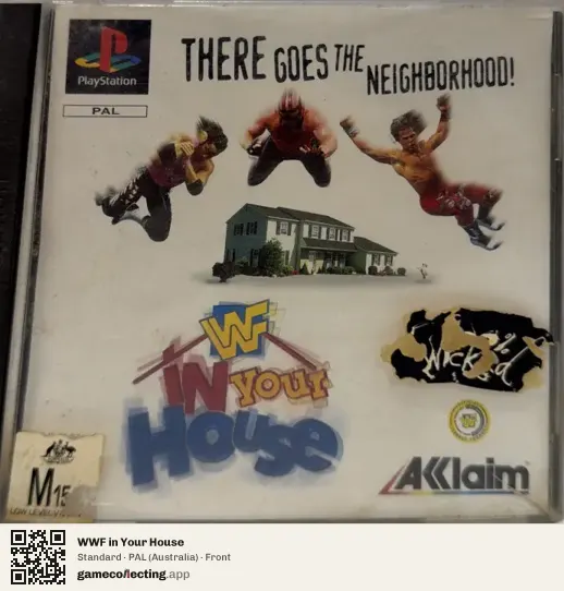 WWF in Your House PlayStation, Australia box front