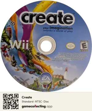 Create Nintendo Wii, NTSC disc