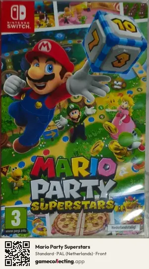 Mario Party Superstars Nintendo Switch, Netherlands box front