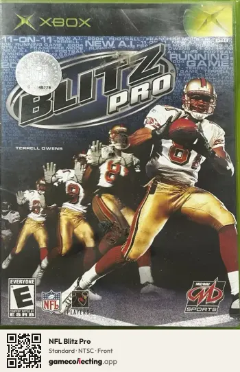 NFL Blitz Pro Xbox, NTSC box front