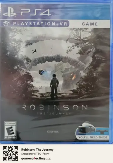 Robinson: The Journey PlayStation 4, NTSC box front