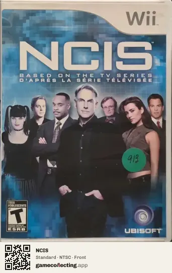 NCIS Nintendo Wii, NTSC box front