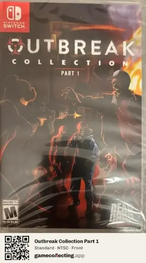 Outbreak Collection Part 1 Nintendo Switch, NTSC box front