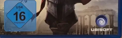 Assassin's Creed: The Ezio Collection, the USK square on its front