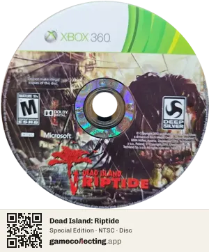 Dead Island: Riptide Xbox 360, NTSC disc