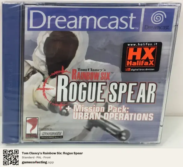 Tom Clancy's Rainbow Six: Rogue Spear Sega Dreamcast, PAL box front