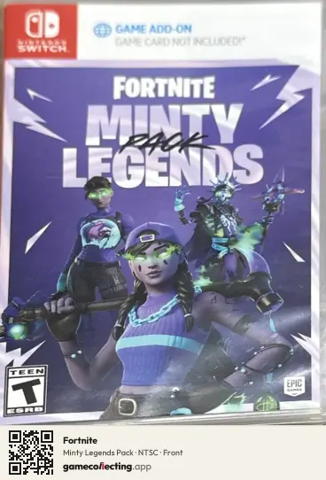Fortnite Nintendo Switch, NTSC box front