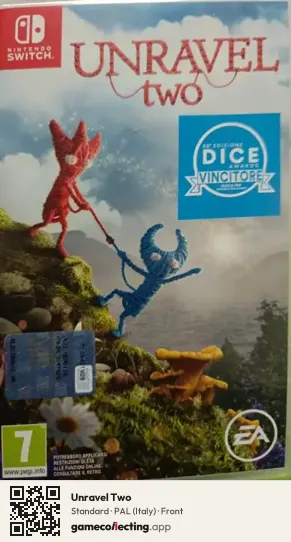 Unravel Two Nintendo Switch, Italy box front