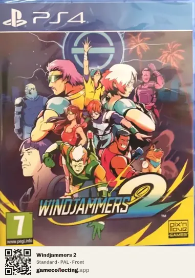 Windjammers 2 PlayStation 4, PAL box front
