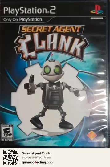 Secret Agent Clank PlayStation 2, NTSC box front