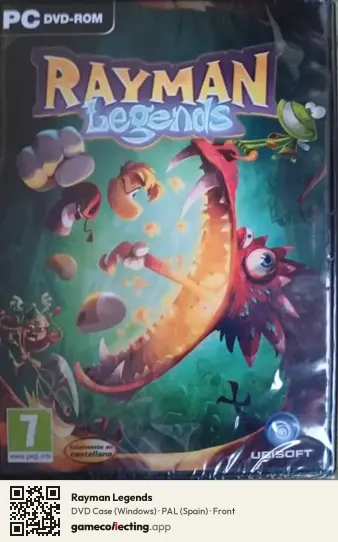 Rayman Legends Computer, Spain box front