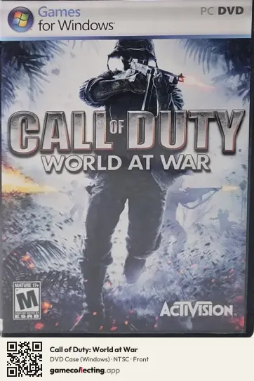 Call of Duty: World at War Computer, NTSC box front