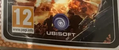 Tom Clancy's EndWar, the PEGI square on its front