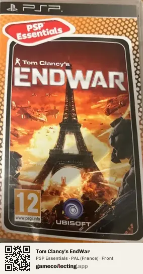 Tom Clancy's EndWar PlayStation Portable, France box front