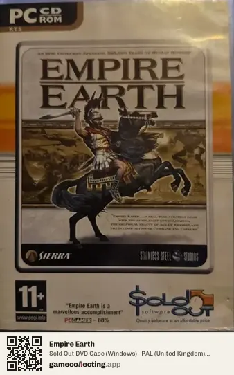 Empire Earth Computer, United Kingdom box front