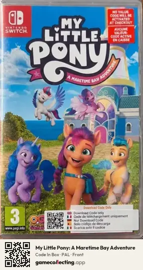 My Little Pony: A Maretime Bay Adventure Nintendo Switch, PAL box front