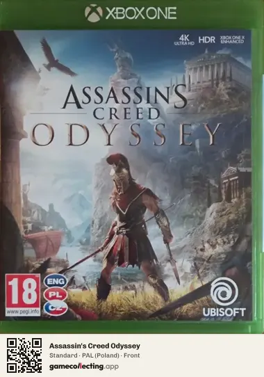 Assassin's Creed Odyssey Xbox One, Poland box front