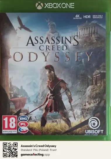 Assassin's Creed Odyssey Xbox One, Poland box front