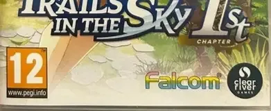 Trails in the Sky 1st Chapter, the PEGI square on its front