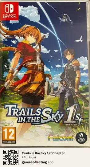 Trails in the Sky 1st Chapter Nintendo Switch, PAL box front