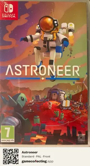 Astroneer Nintendo Switch, PAL box front