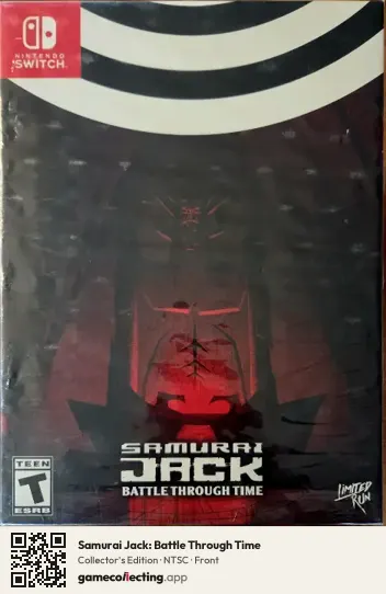 Samurai Jack: Battle Through Time Nintendo Switch, NTSC box front