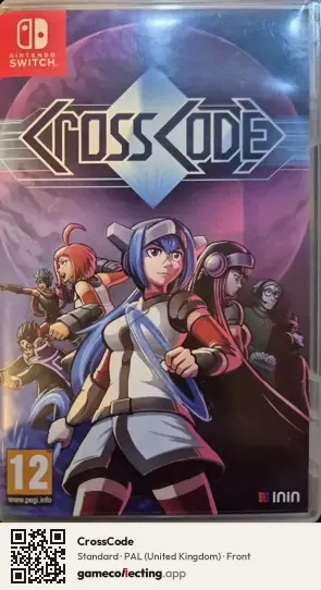 CrossCode Nintendo Switch, United Kingdom box front