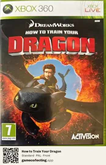 How to Train Your Dragon Xbox 360, PAL box front