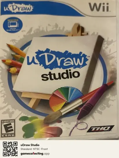 uDraw Studio Nintendo Wii, NTSC box front