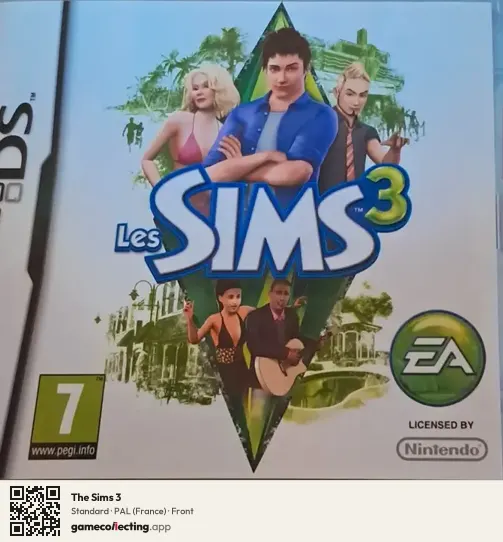 The Sims 3 Nintendo DS, France box front