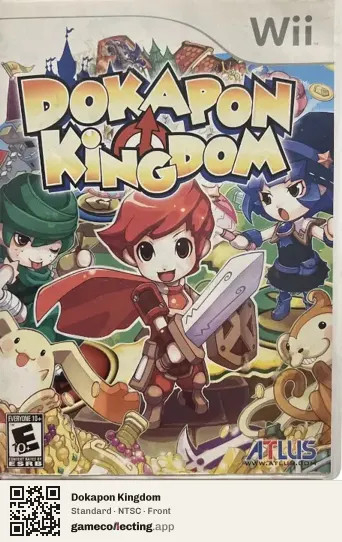 Dokapon Kingdom Nintendo Wii, NTSC box front